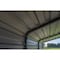Arrow Storage Products Galvanized Steel Carport, W/ 2-Sided Enclosure, Compact Car Metal Carport Kit, 10'x20'x9', Eggshell CPH102009ECL2 - alternate 9